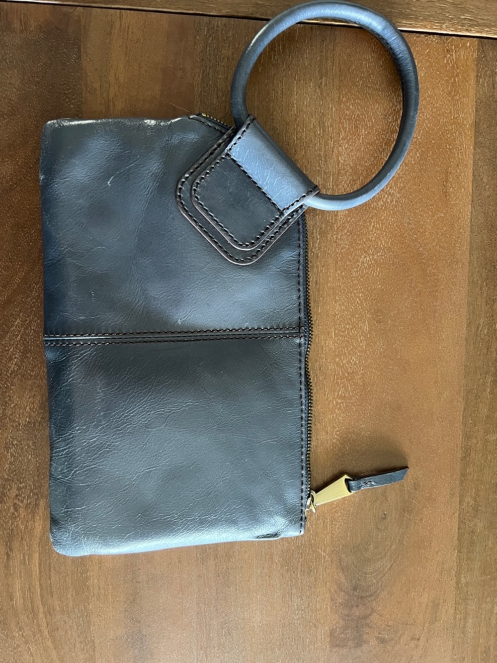 HOBO Leather Wristlet Clutch